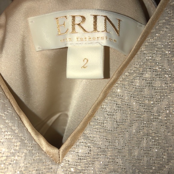 ERIN FETHERSTON Veronica Bow Back Metallic Dress - Picture 8 of 8